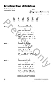 Love Came Down At Christmas Guitar and Fretted sheet music cover